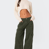 Ember Denim Cargo Trousers
