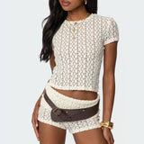 Rye Sheer Textured T Shirt