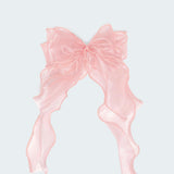 Frilled Bow Hair Clip
