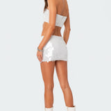 Tink Sequin Bandeau Top