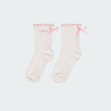Contrast Frill Socks