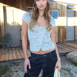 Blaunca Asymmetric Knit Top
