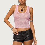 Eleora Sequin Knit Tank Top