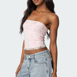 Allison Lace Tube Top