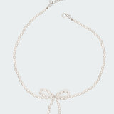 Pearl Bow Necklace