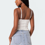 Lacey Knit Tank Top