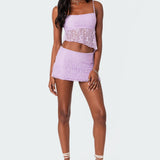 Lyra Open Back Lace Tank Top