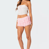 Unicorn Layered Ruffle Shorts