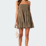 Ivory Oversized Mini Dress