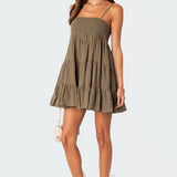 Ivory Oversized Mini Dress