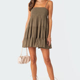 Ivory Oversized Mini Dress