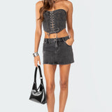 Waverly Denim Mini Skirt