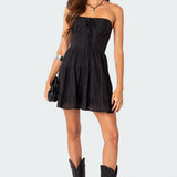 Liora Lacey Cotton Mini Dress