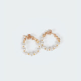 Pearl Hoop Earrings