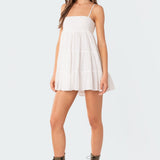 Ivory Oversized Mini Dress