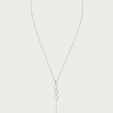 Rhinestone Cascading Necklace