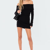 Emma Fold Over Knitted Dress