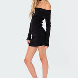 Emma Fold Over Knitted Dress