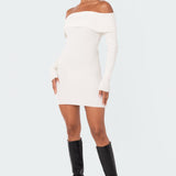 Emma Fold Over Knitted Dress