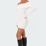 Emma Fold Over Knitted Dress