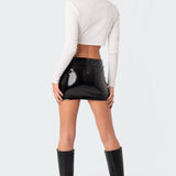 Electra Vinyl Mini Skirt