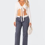 Layla Wrap Crop Top