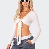 Layla Wrap Crop Top