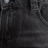 Bell Bottom Low Rise Flare Jeans in Vintage Black