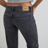 Extra Low Rise Flare Jeans in Vintage Black