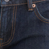 Extra Low Rise Flare Jeans in Indigo
