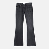Extra Low Rise Flare Jeans in Vintage Black