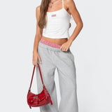 Gingham Boxer Detail Joggers