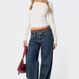 Textured Sheer Boat Neck Top