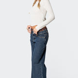 Textured Sheer Boat Neck Top