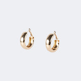 Lux Wide Hoop Earrings