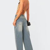 Forever Chainmail Open Back Top