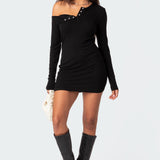 Soleste Ribbed Mini Dress