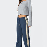 Averie Contrast Striped Joggers