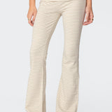 Kaeli Stripey Flared Leggings