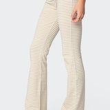 Kaeli Stripey Flared Leggings