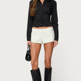 Amelie Lace Up Button Up Shirt