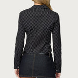 Ilia Polka Dot Button Up Shirt
