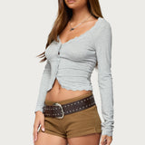 Gayle Lacey Button Up Top