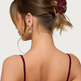 Faux Crystal Flower Hair Clip