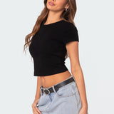 Better Basics Cropped T Shirt