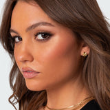 Bow Huggy Hoop Earrings