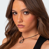 Hoop Cord Necklace