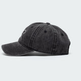 Embroidered Bow Washed Baseball Cap