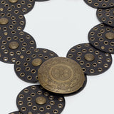 Faux Leather Western Disc Belt