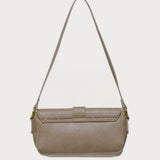 Faux Leather Buckle Bag